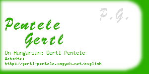 pentele gertl business card